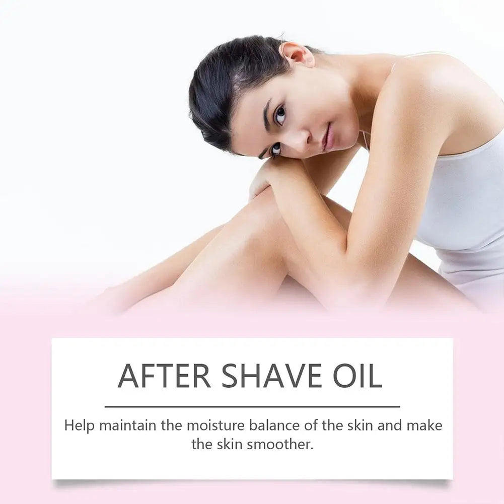 2PCS Strawberry & Vanilla Scent after Shave Oil ,Strawberry after Shave Oil Beauty Women for Smooth Skin Prevent Ingrown Hairs
